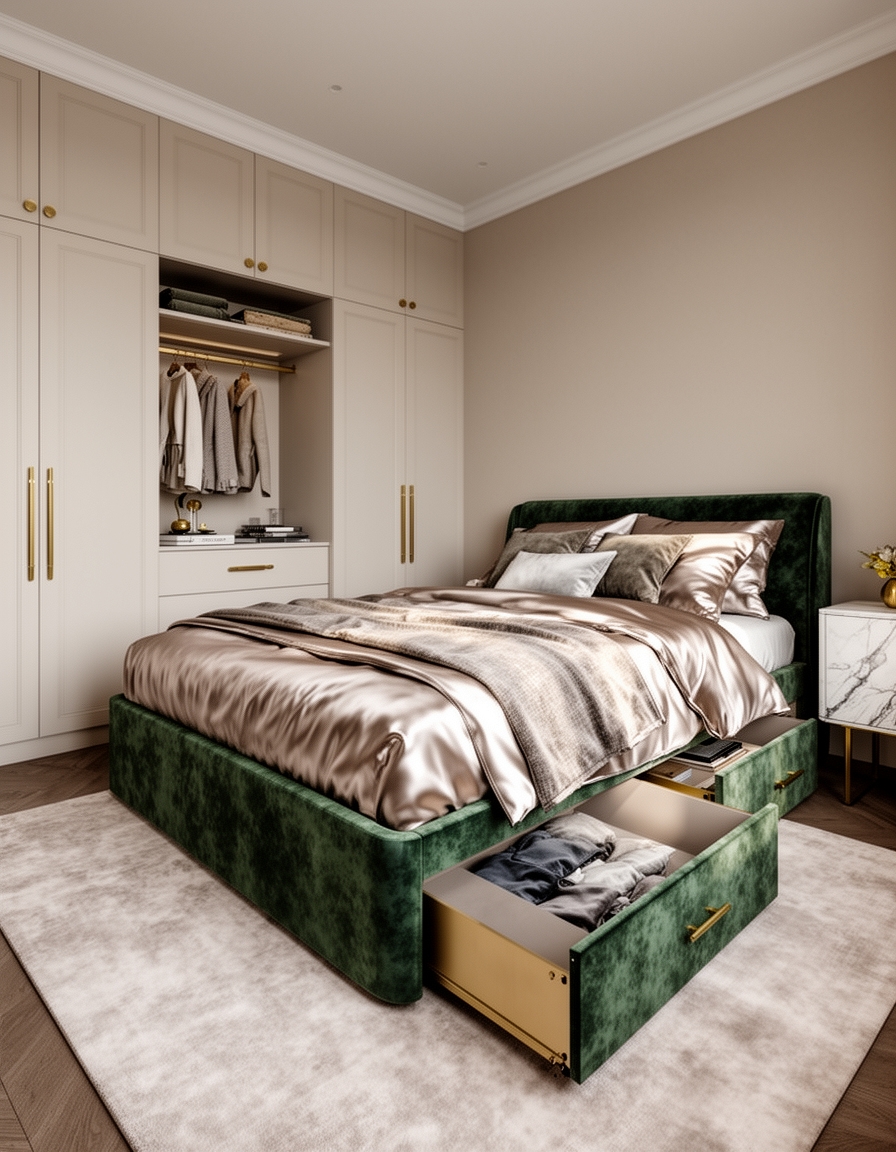 luxe space saving bed frames