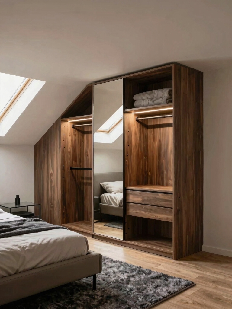 maximize attic wardrobe efficiency