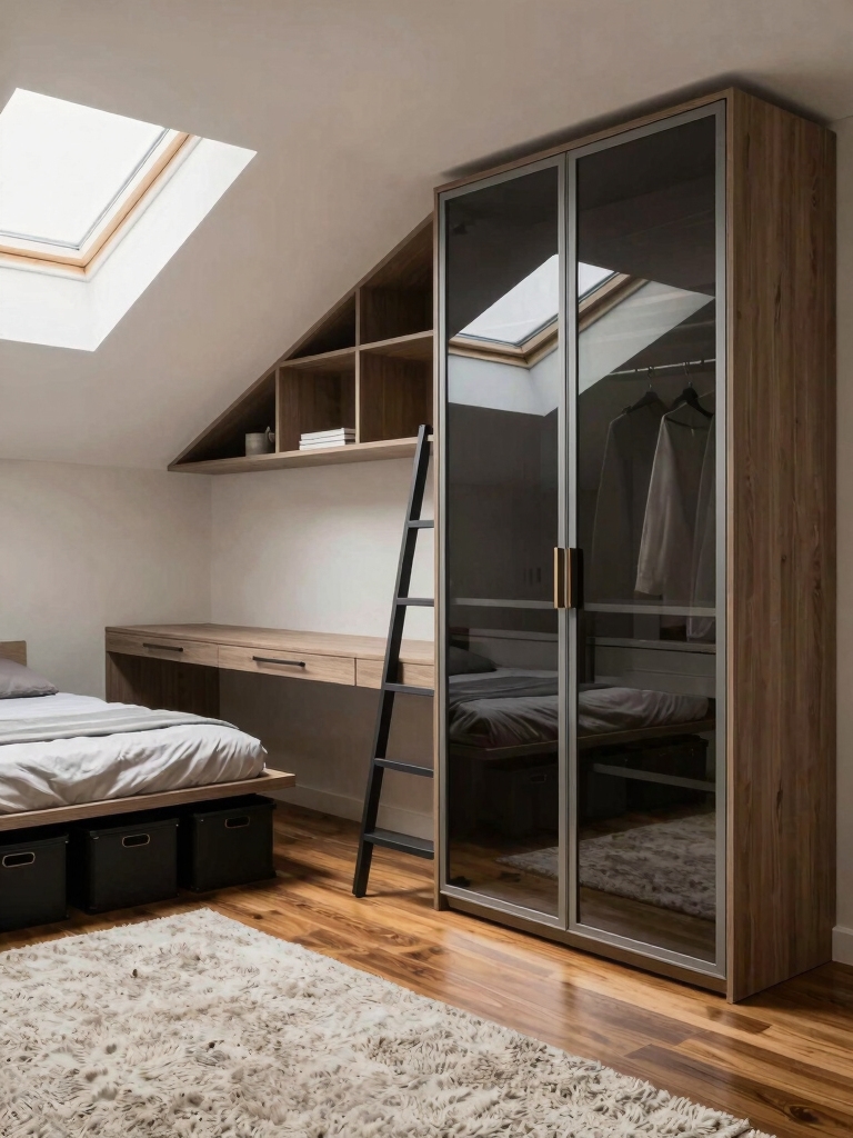 maximize small attic storage