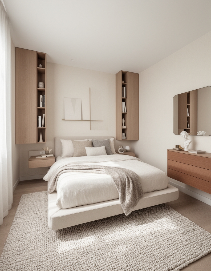 maximize small bedroom space
