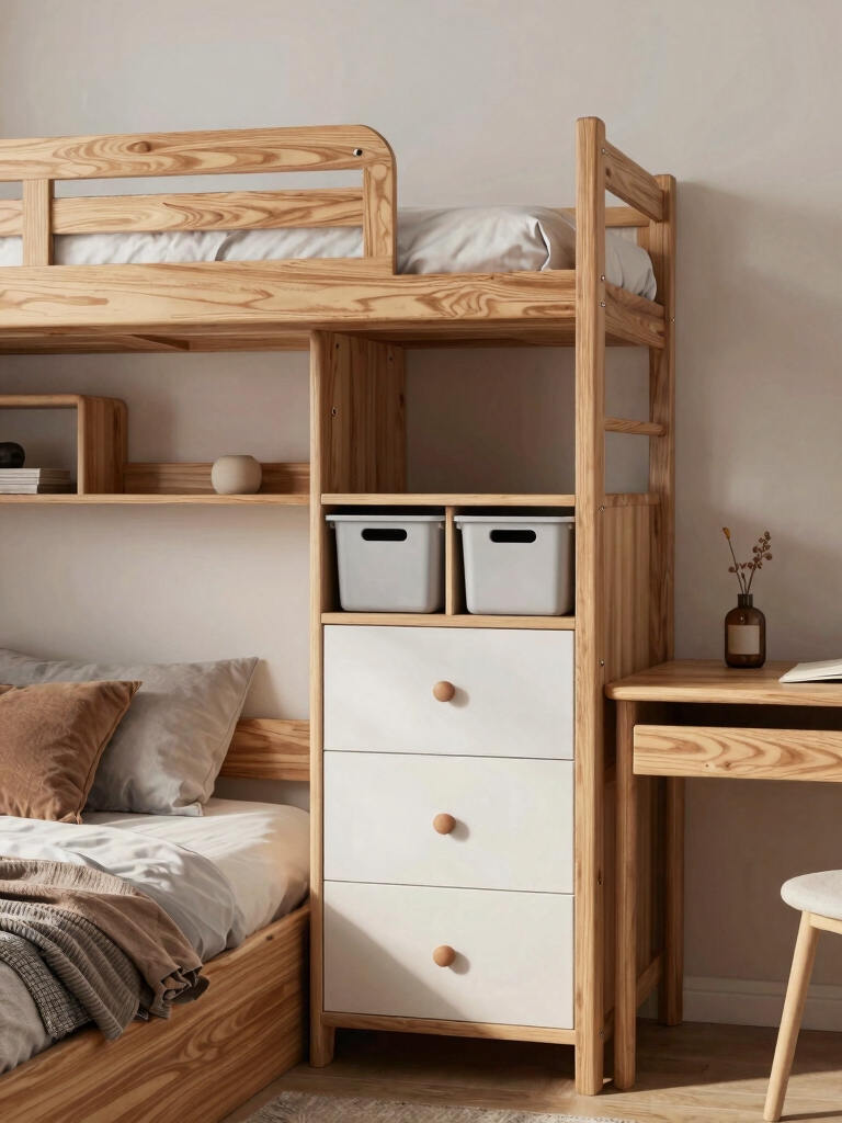 maximize small bedroom storage