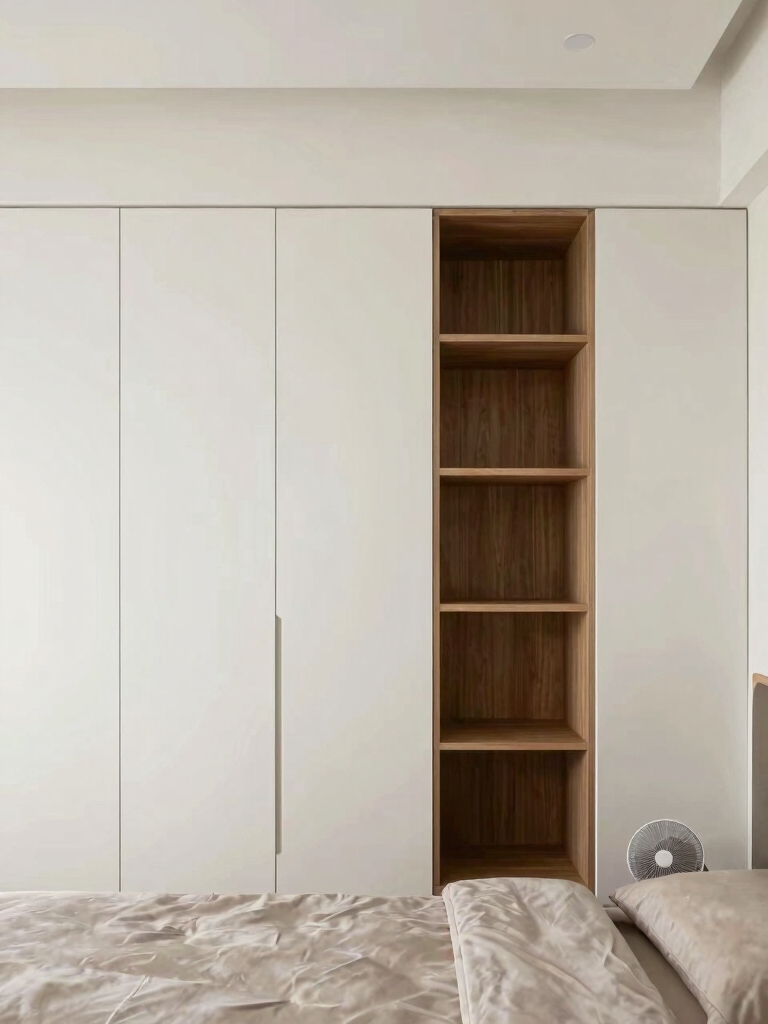 maximize space with hidden shelves