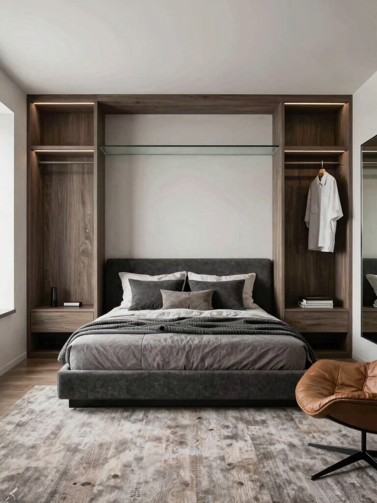 maximize tiny bedroom functionality