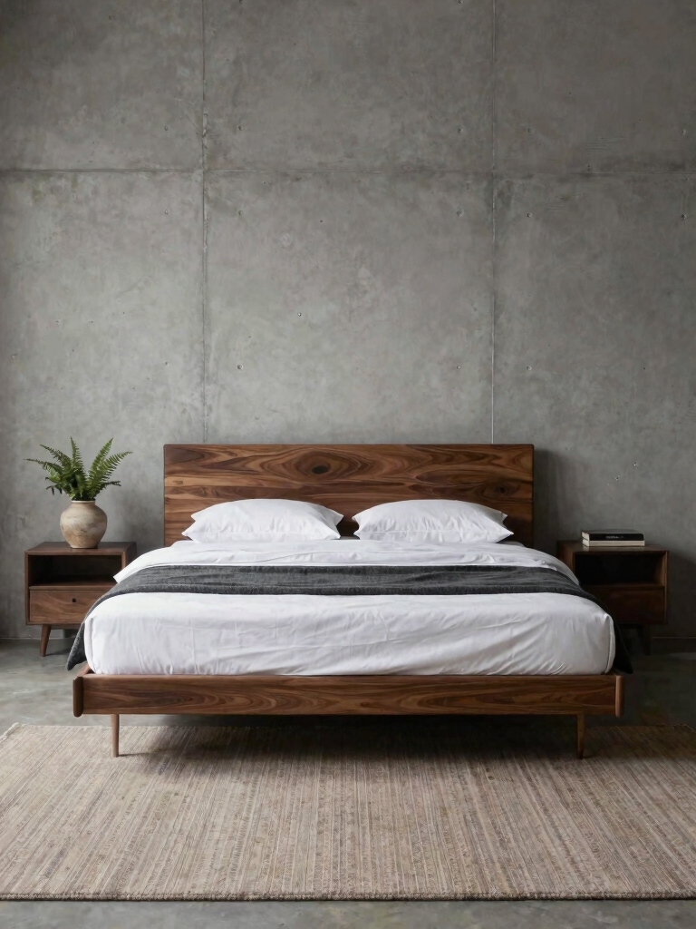 minimalist masculine comfort retreat