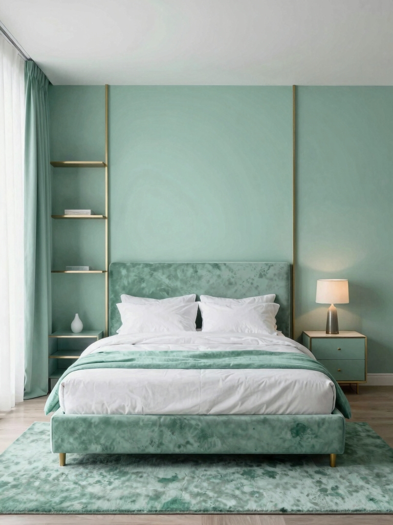 minty green small spaces