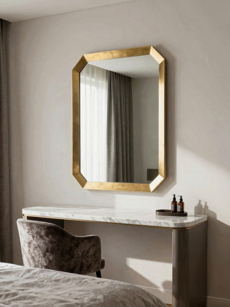 mirror shapes influence space