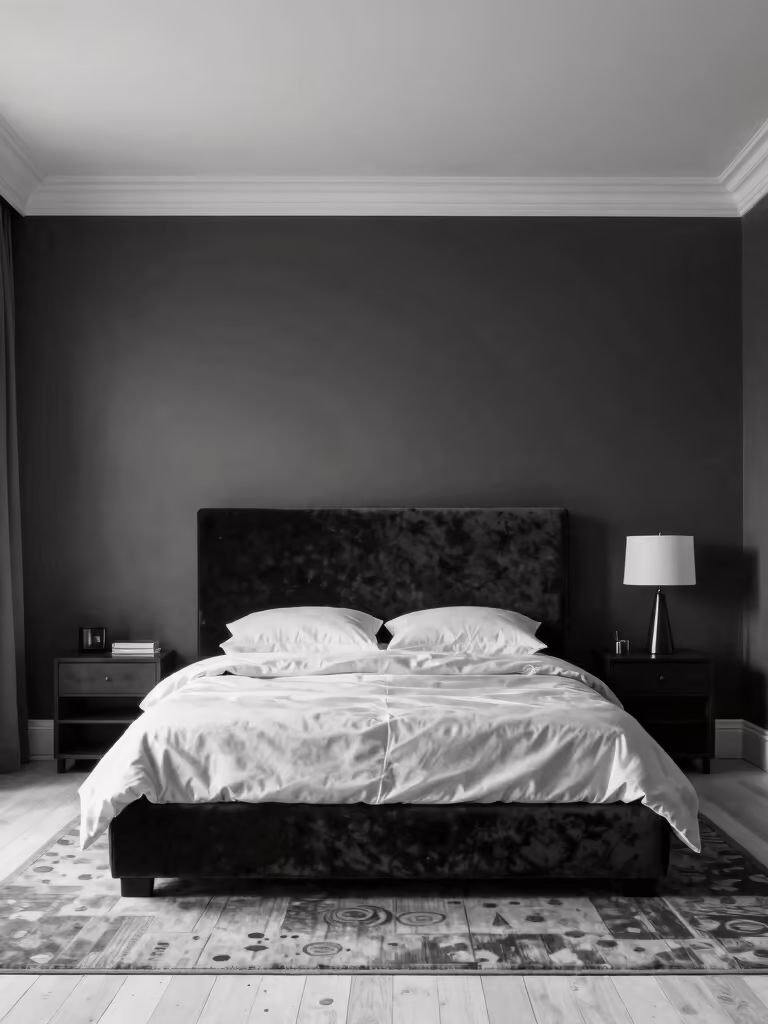 monochrome bedroom inspiration ideas