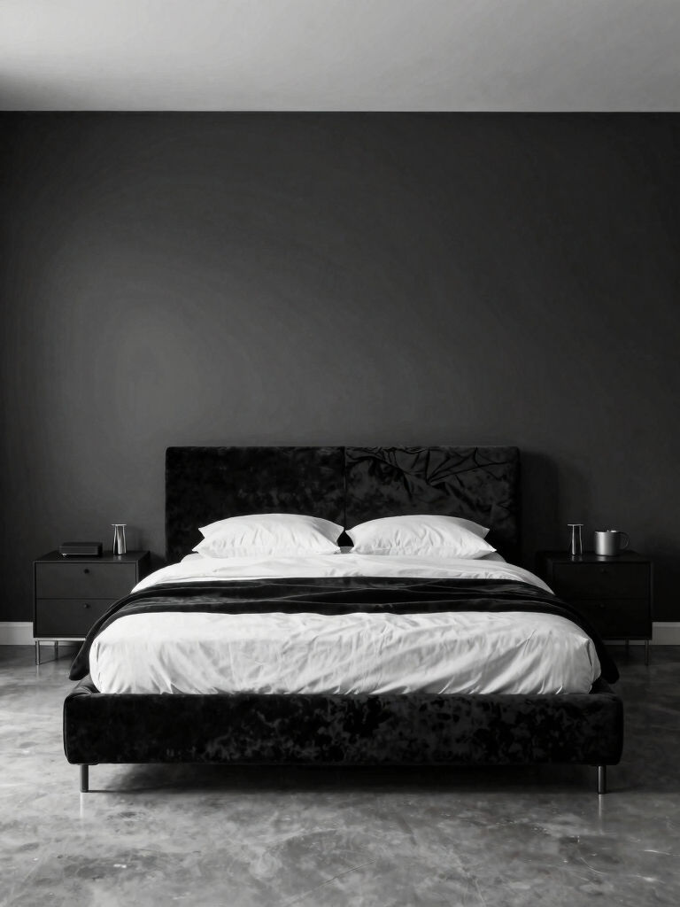 monochrome elegance with contrast