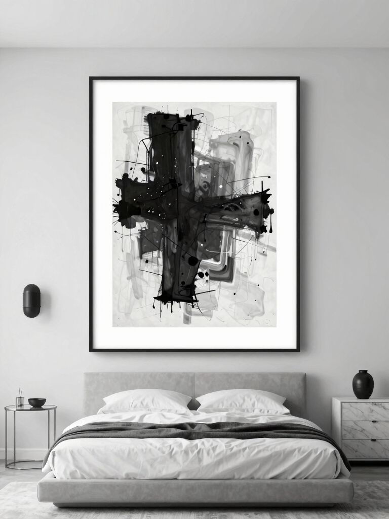 monochrome gallery grid elegance