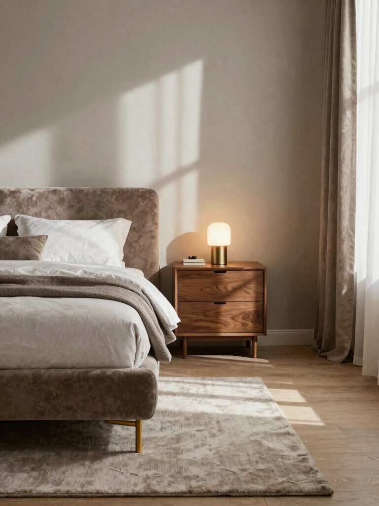 mood enhancing layered lighting
