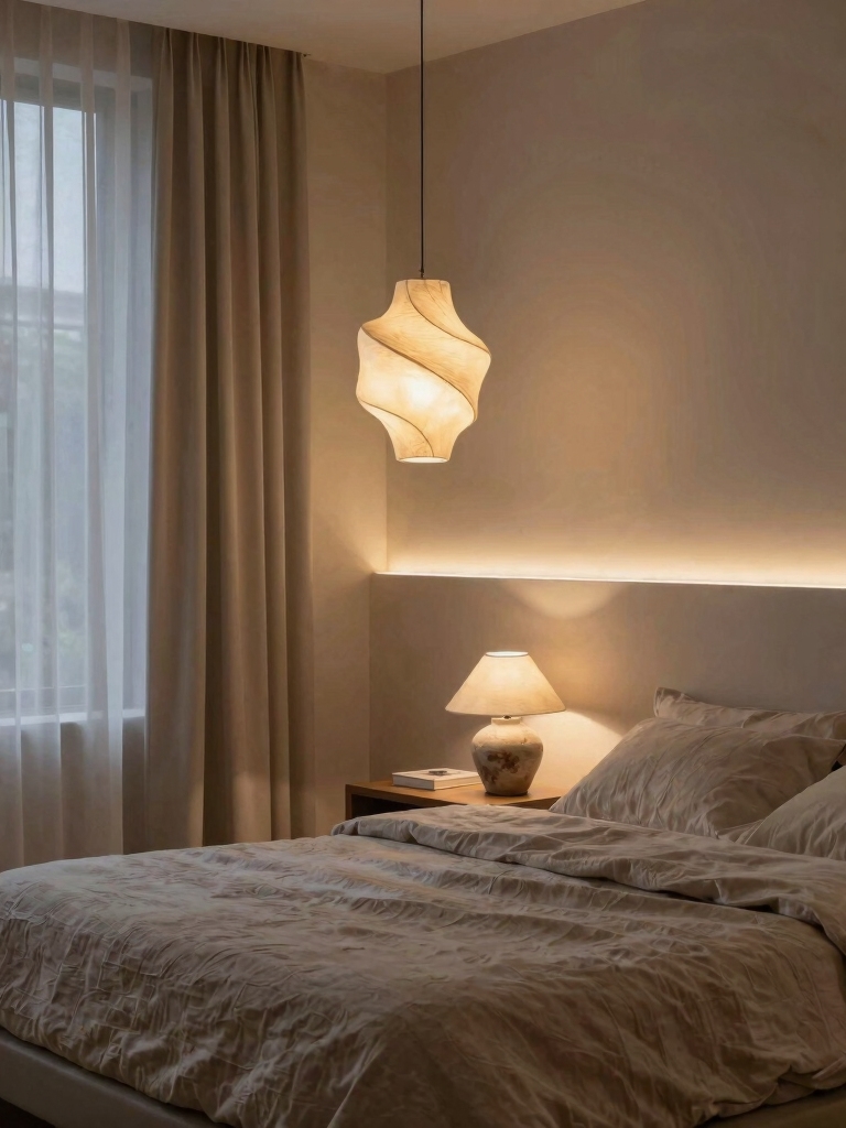 mood enhancing layered lighting design