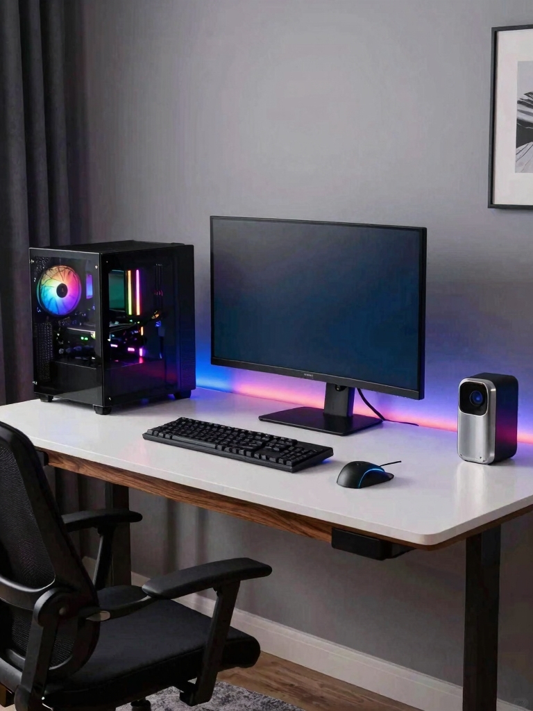 mood setting gaming room lighting