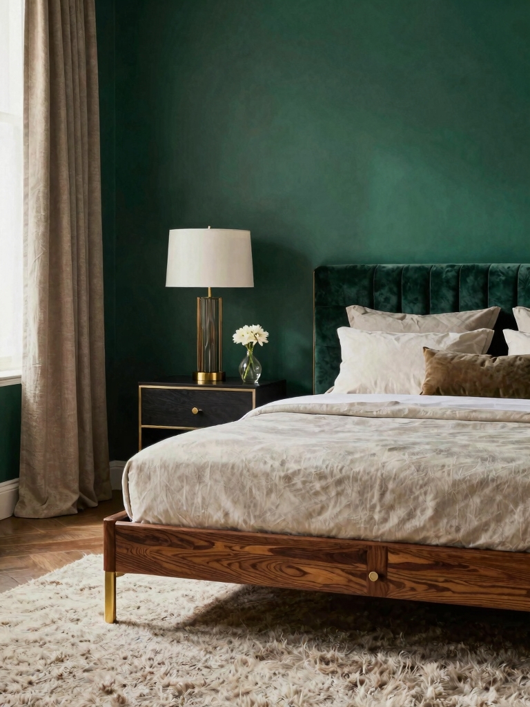moody emerald warmth ambiance