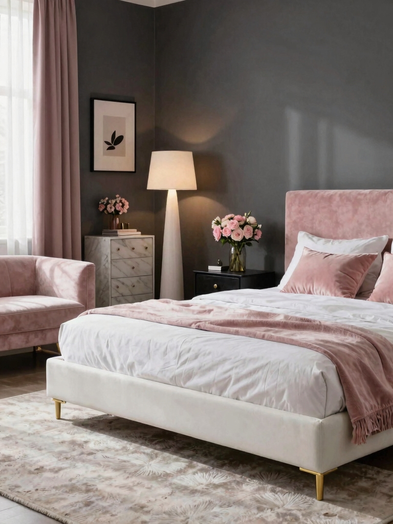 moody walls soft accents