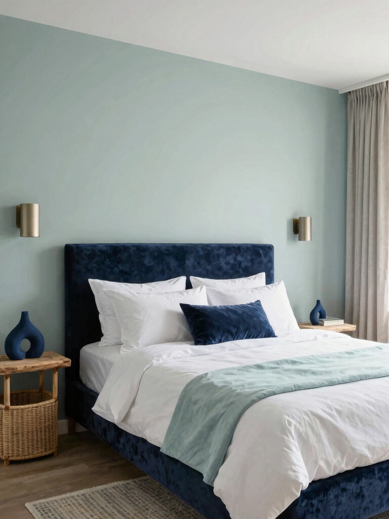 navy accents for balance
