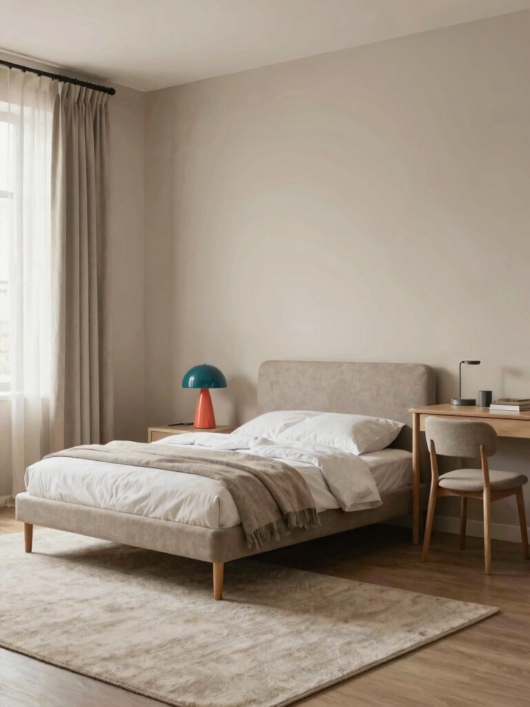 neutral base vibrant accents