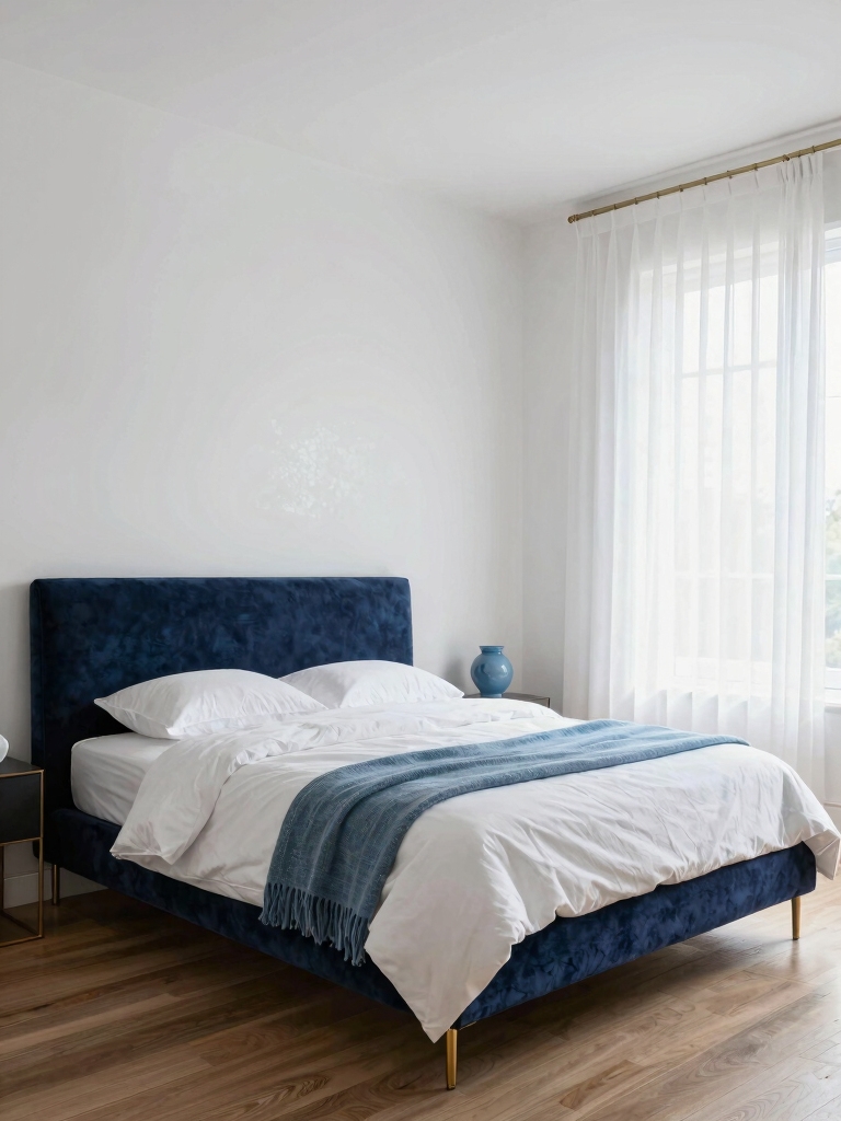 ocean blue accent simplicity