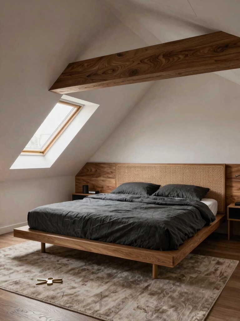 optimize low ceiling bed layout