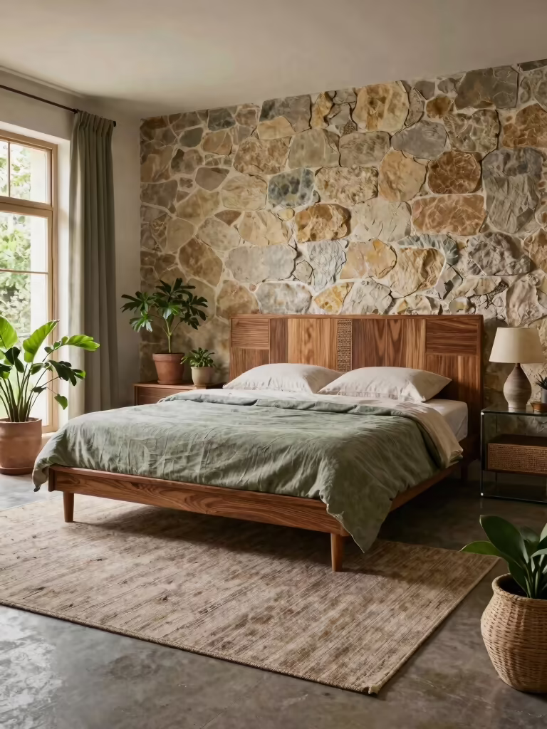 organic warmth in bedrooms