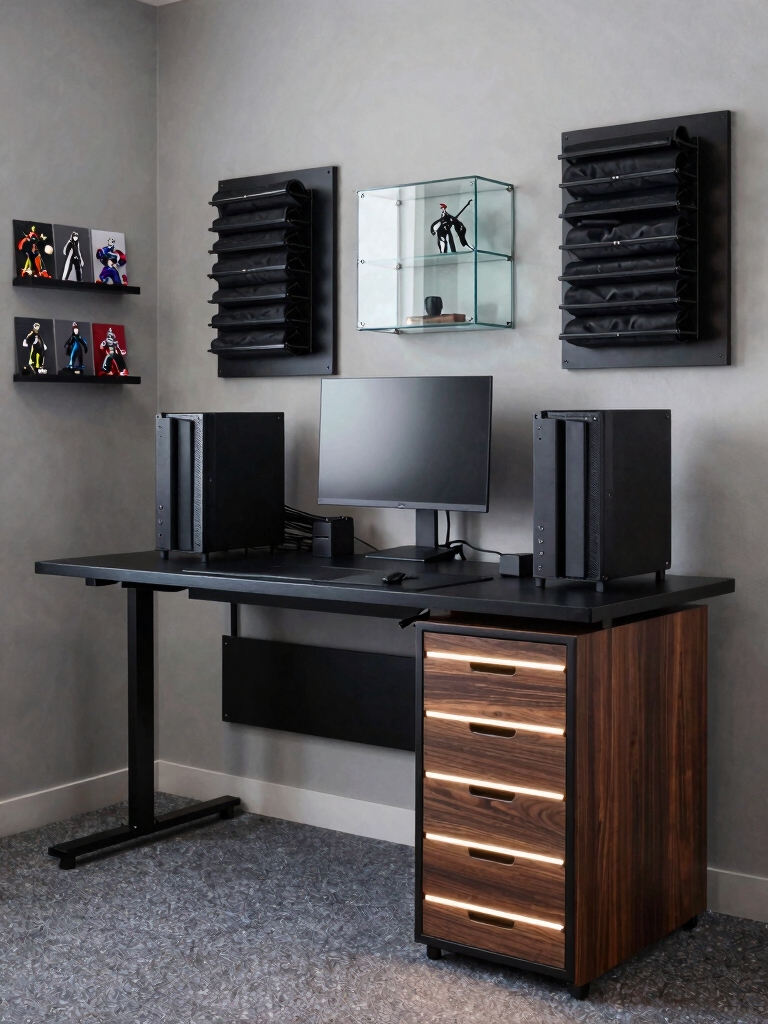 organized gaming gear storage