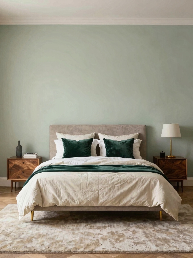 pale sage wall aesthetics