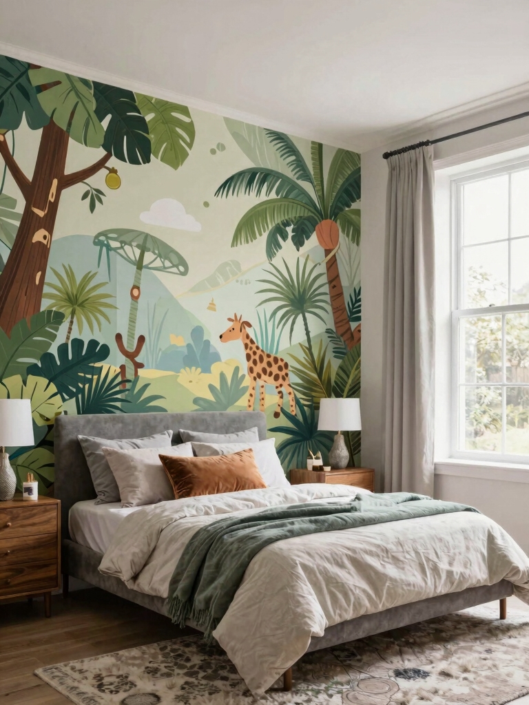 peelable murals for transformations