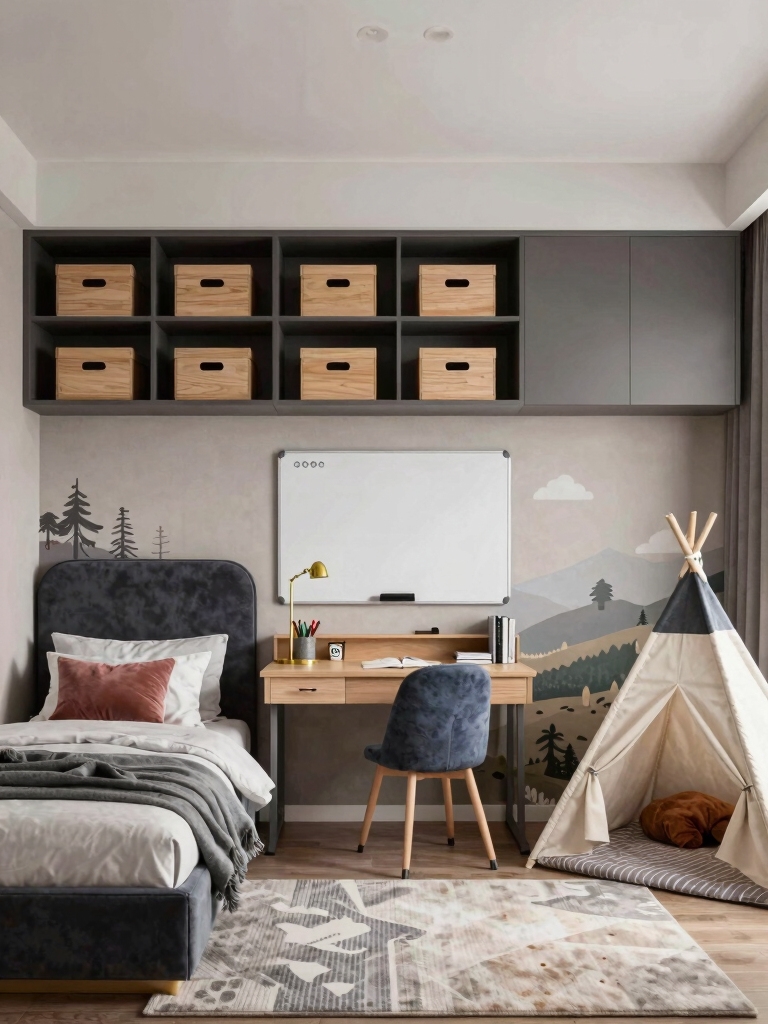 playful restful organized spaces