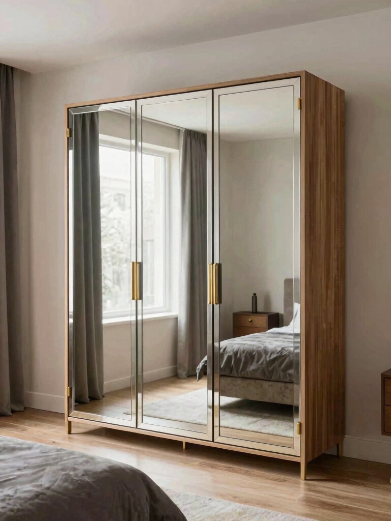 reflective stylish organized space