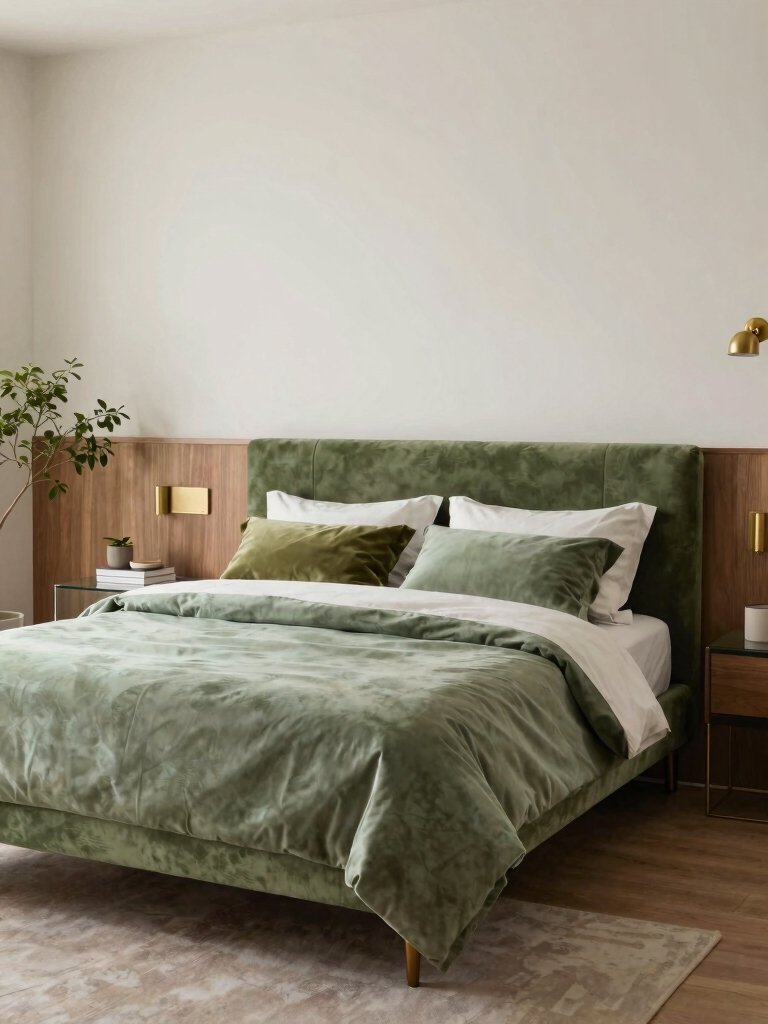 refreshing calming green accents