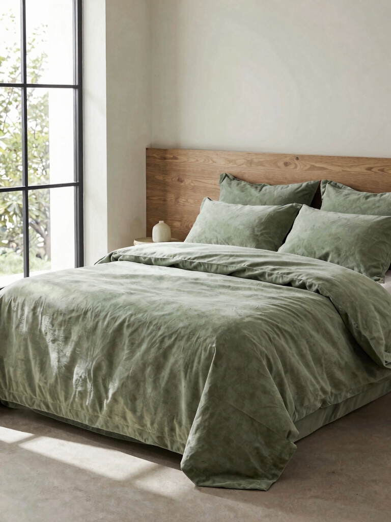 sage bedding bedroom retreat