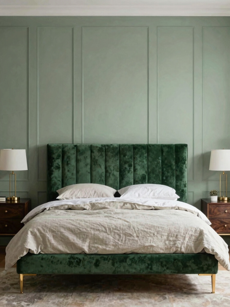 sage green calming backdrop