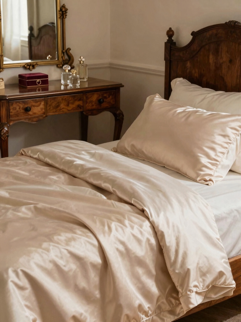 satin bedding for elegance