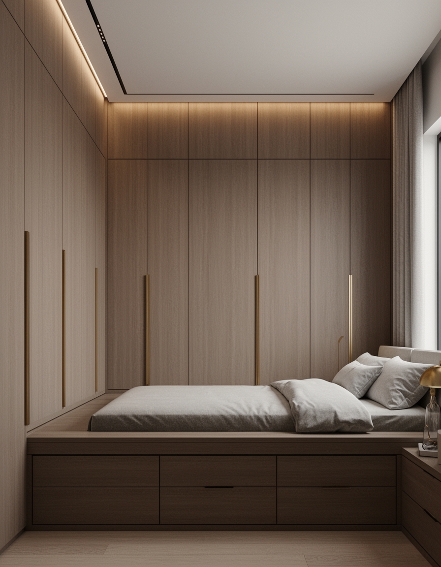 seamless functional built in storage