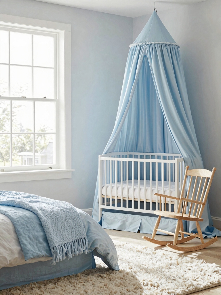serene blue bedroom retreat