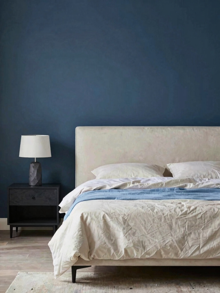 serene blue cream minimalism