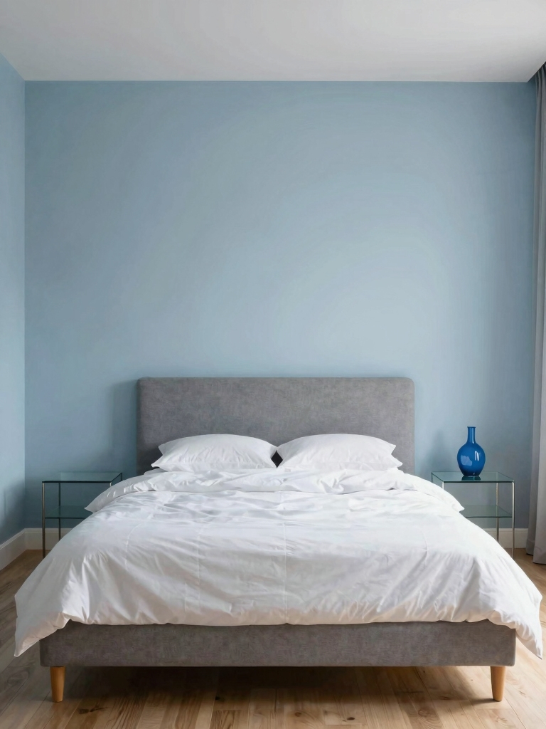 serene calming blue environments