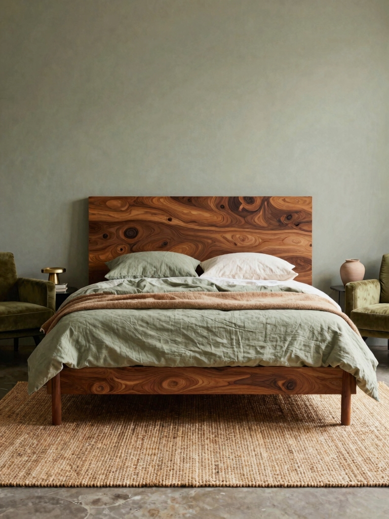 serene grounded green palette