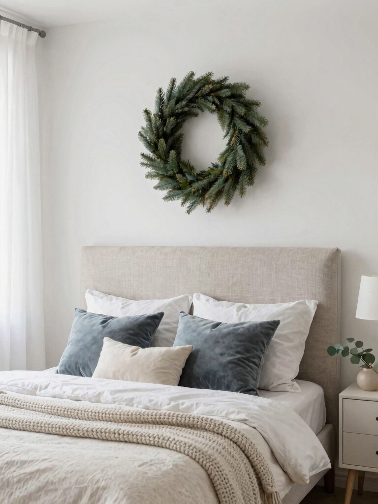 serene holiday bedroom palette