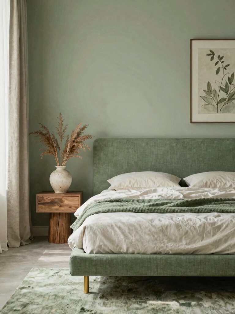 serene sage green decor
