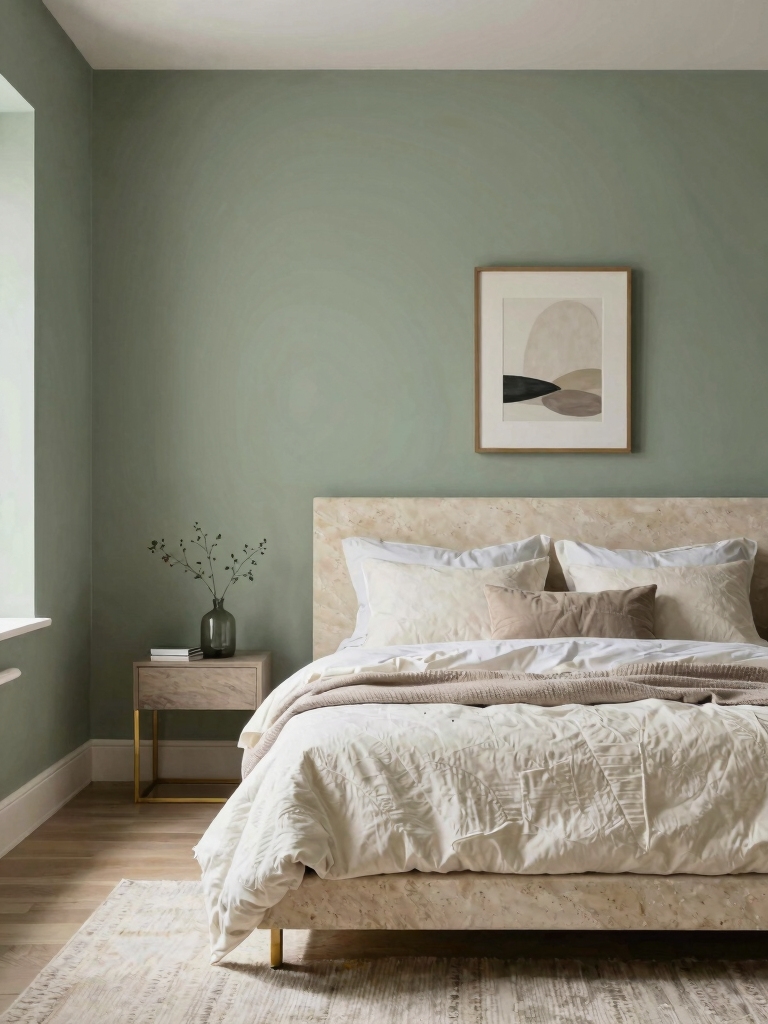 serene sage wall treatments