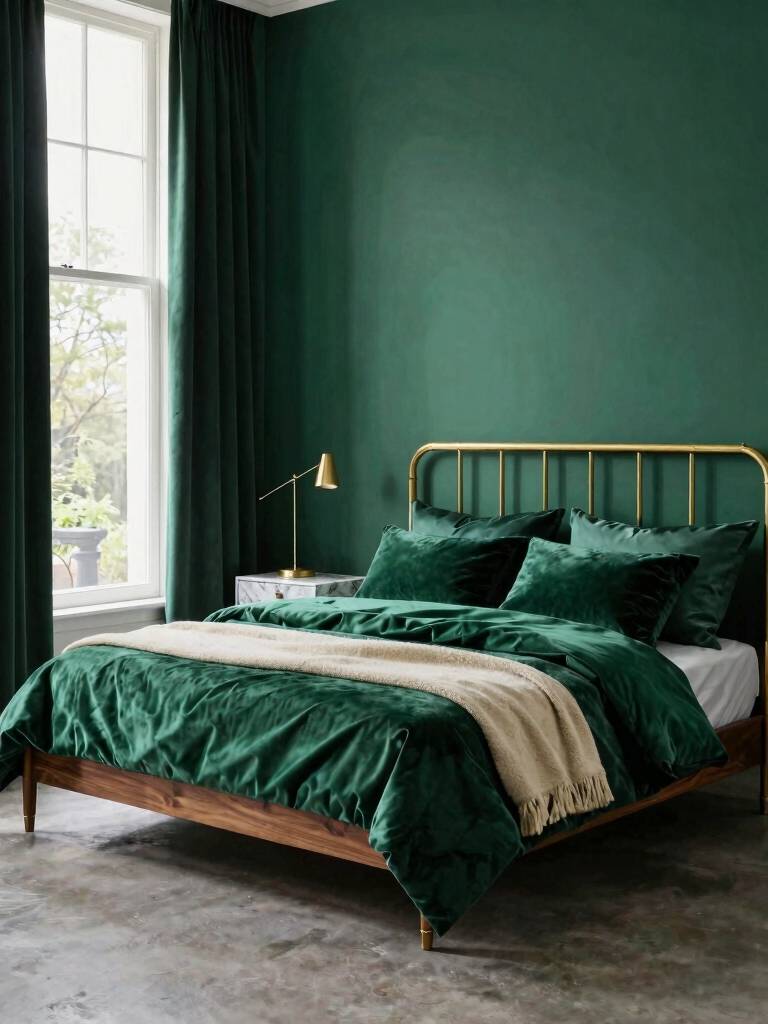 serene sophisticated emerald elegance