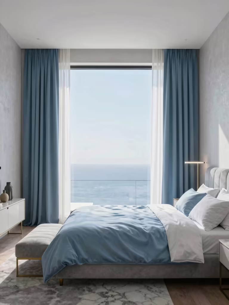 sky blue bedroom inspirations