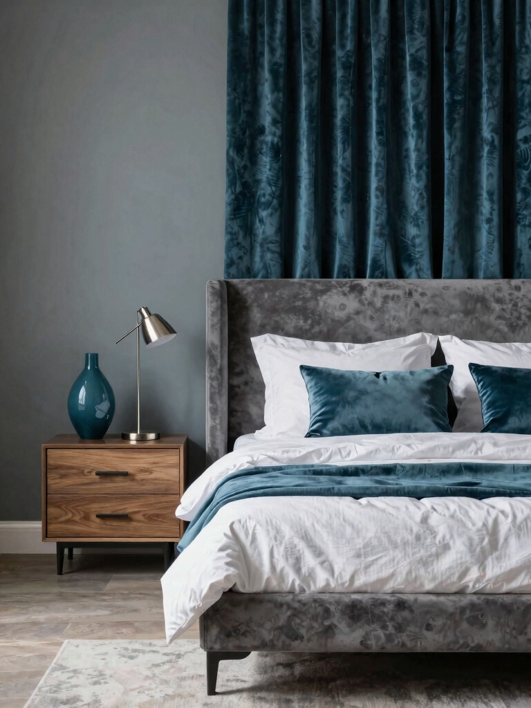slate and teal harmony