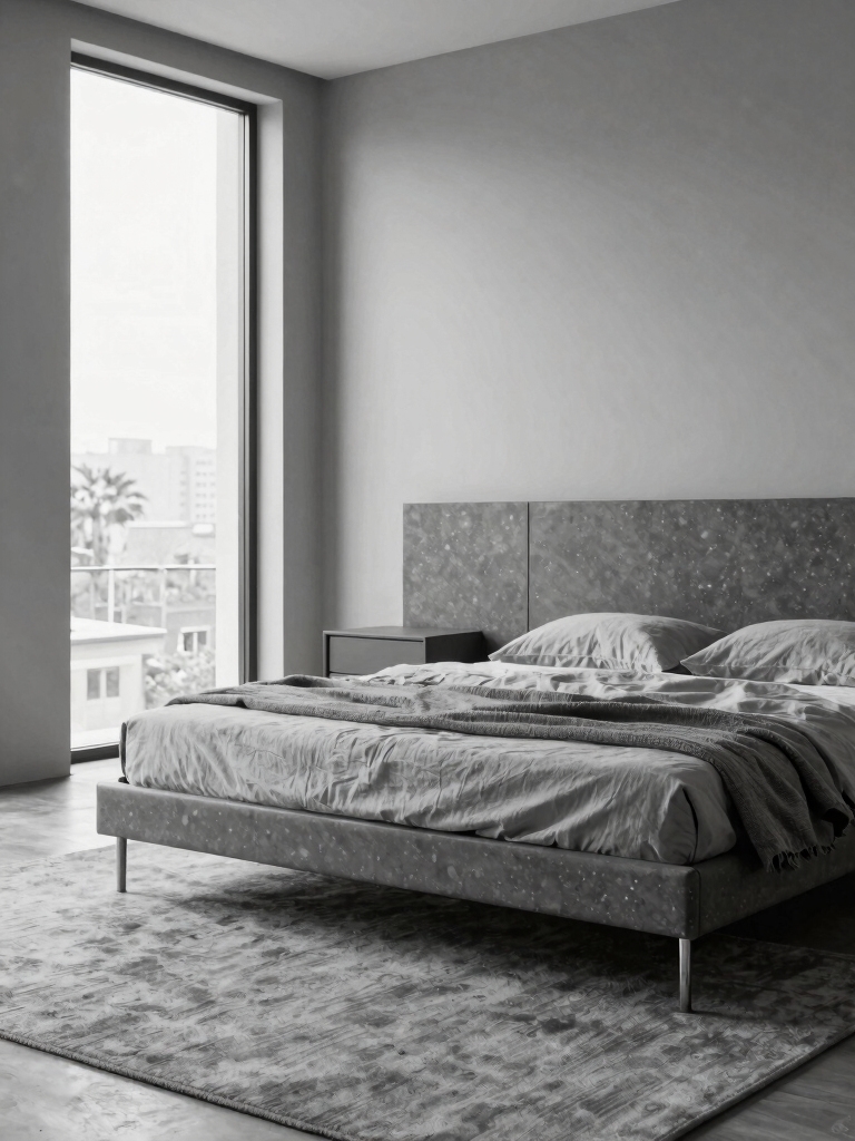 sleek minimalist grey design
