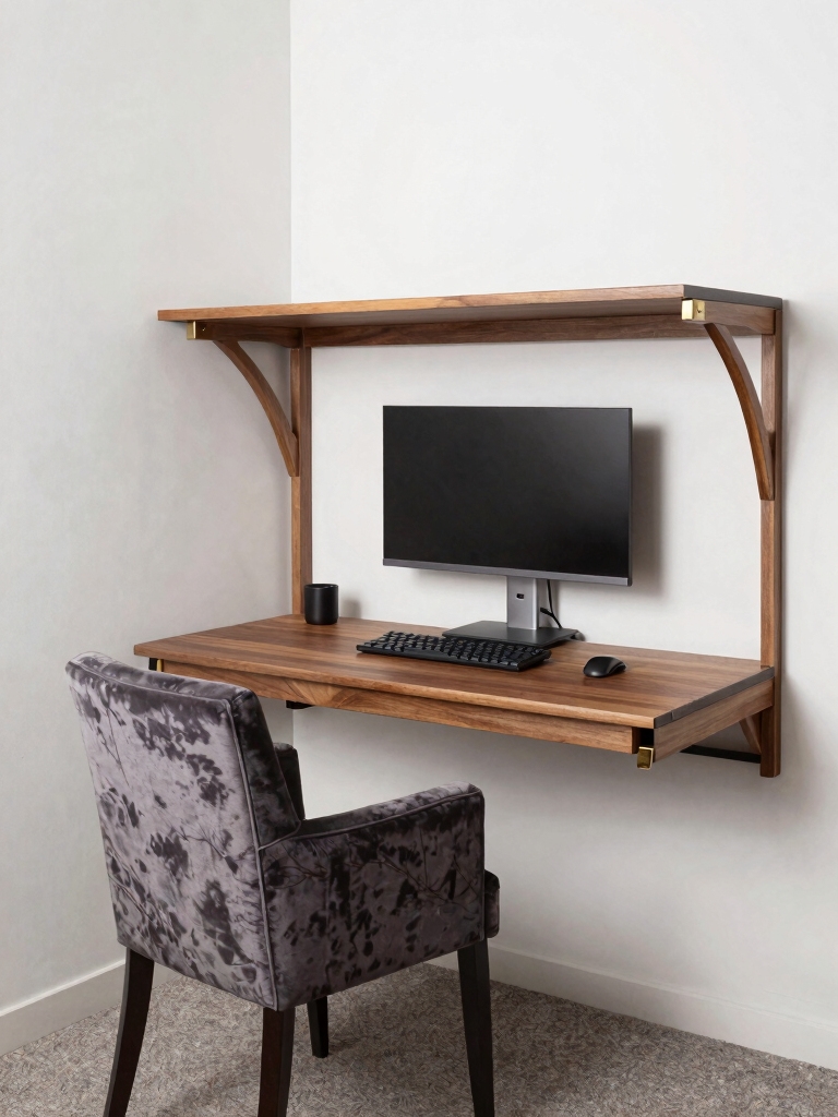 sleek organized wall workstations