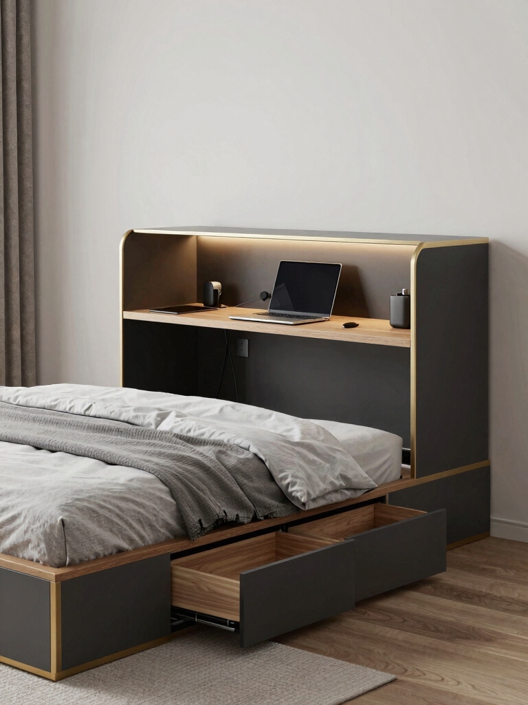 smart bed storage solutions