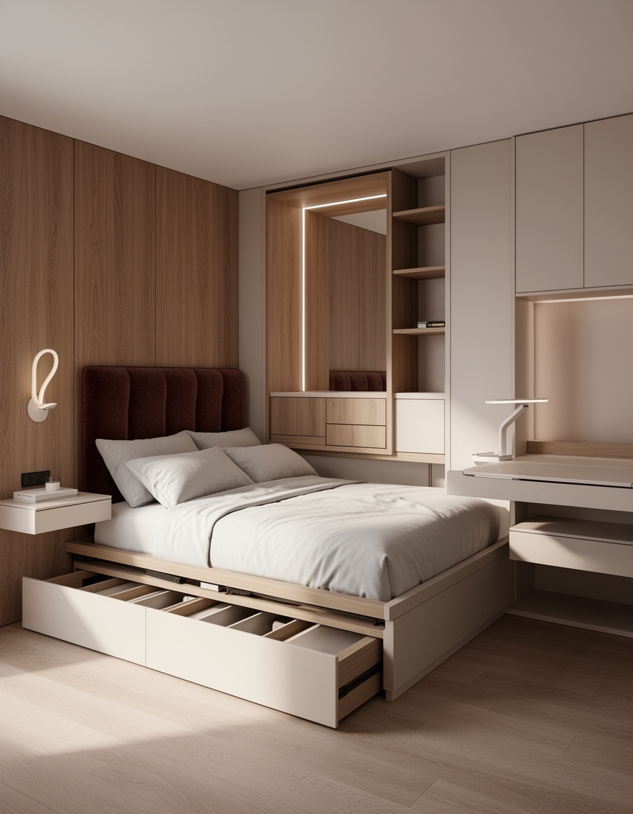 smart space saving bed ideas