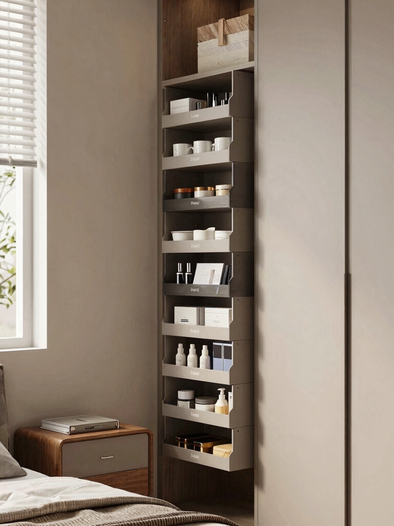 smart vertical wall storage