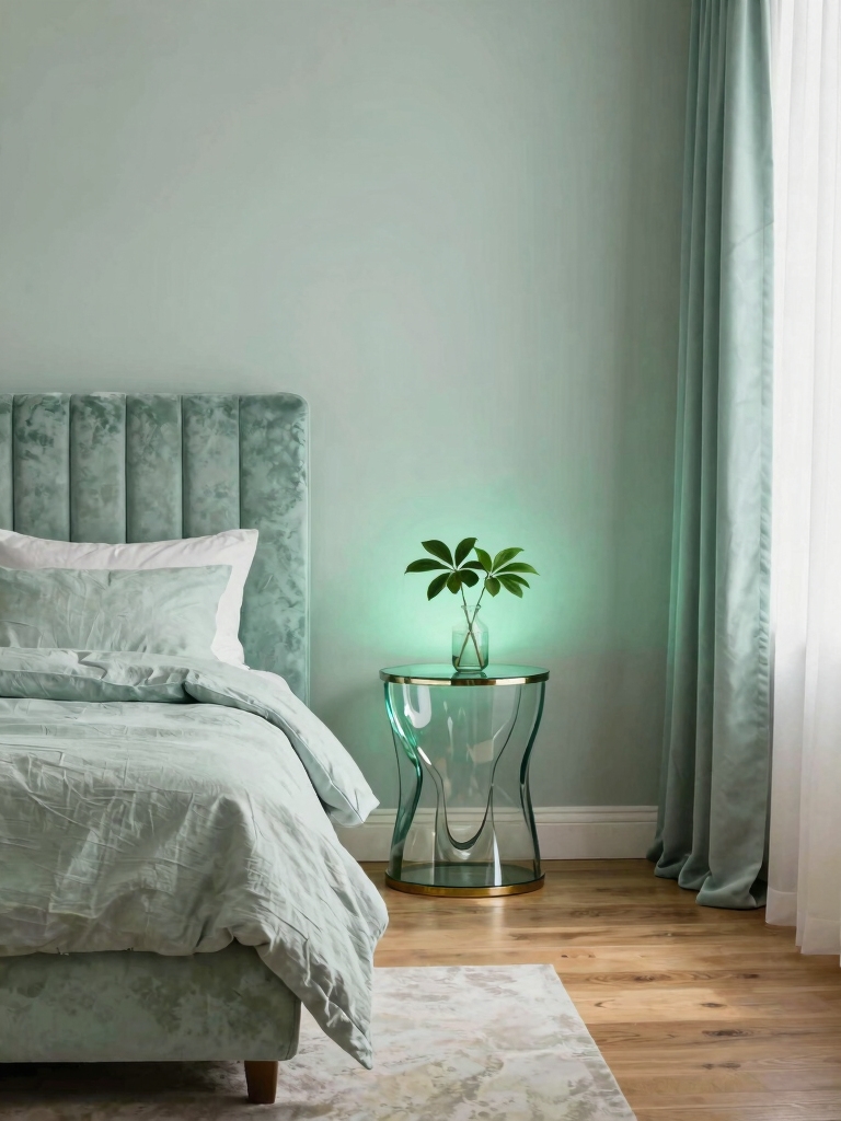 soft mint glow sanctuary