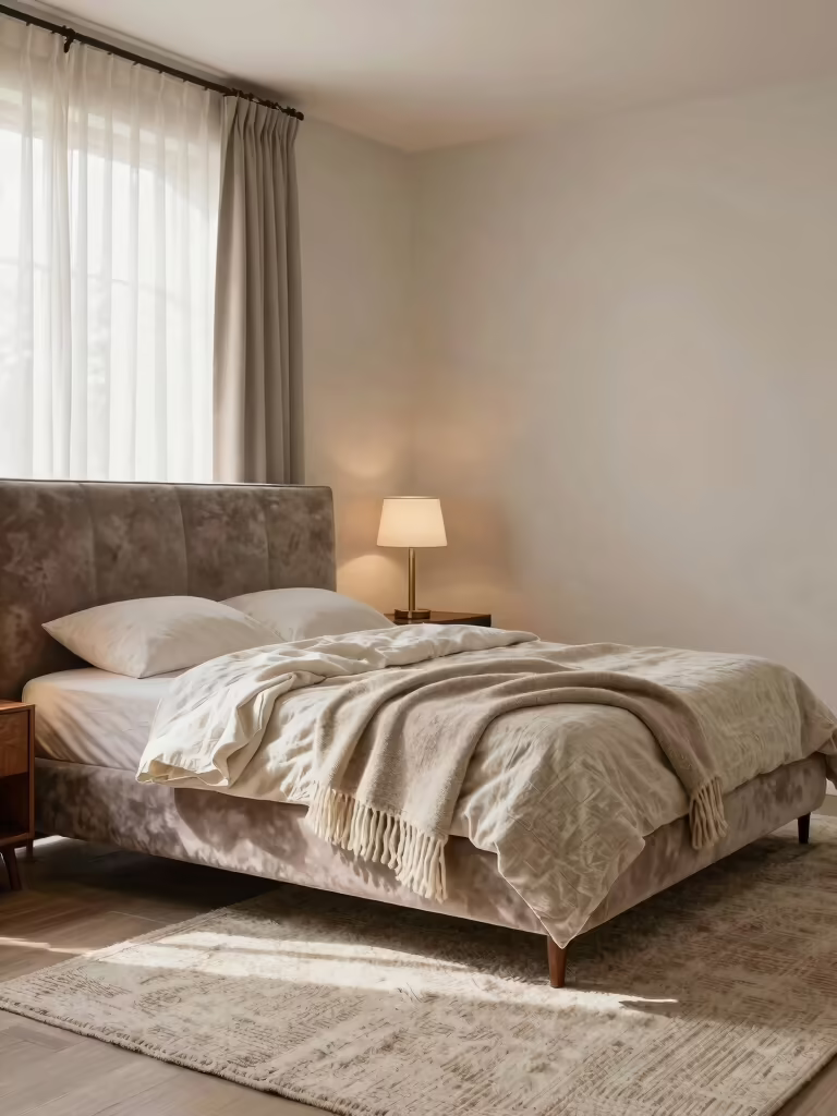 soft textures warm lighting
